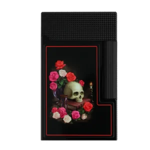 Bật lửa S.T. Dupont HongKong Memento Mori Ligne 2 Màu Đen